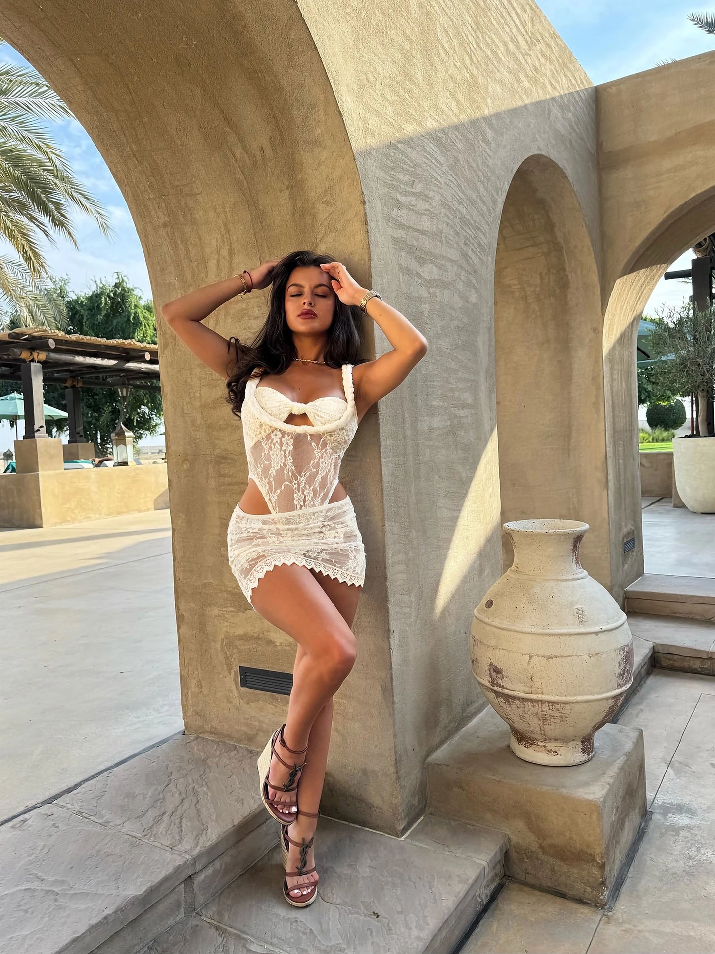 Buckle Off Shoulder Bikini With Skirt Women Swimsuit 2026 Trend Biquini Swimwear Lady Holiday Bath Suit Female Beachwear Outfits