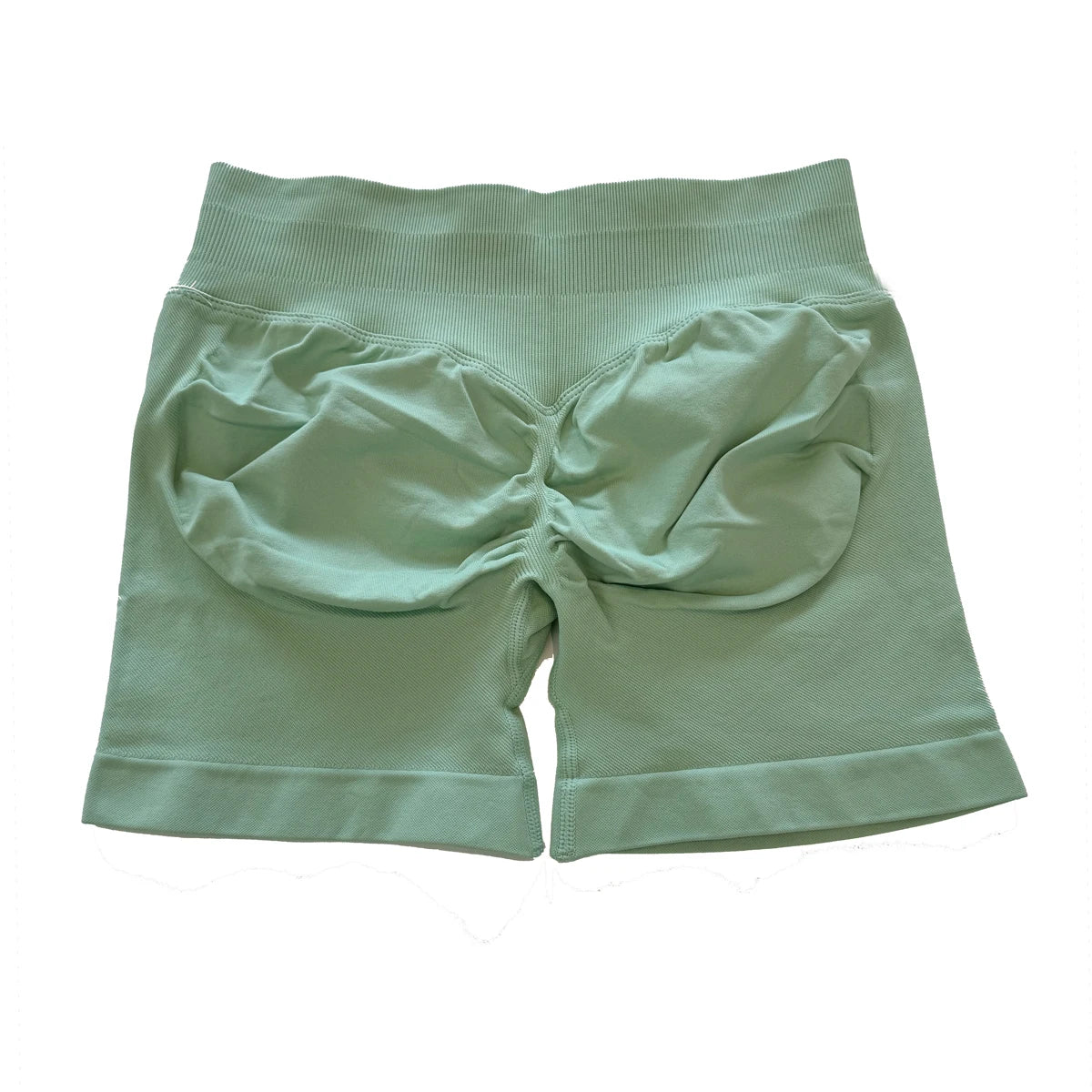 No logo Low Waist Seamless Yoga Shorts for Women Scrunch Bum Gym Shorts Workout Biker Short Stretch Fitness Short