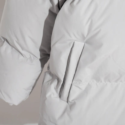 Women Winter Cotton Coat 2025 New Women Loose Cotton Padded Jacket Solid Hooded Parkas Coat Female Puffer Coat Winter Outwear