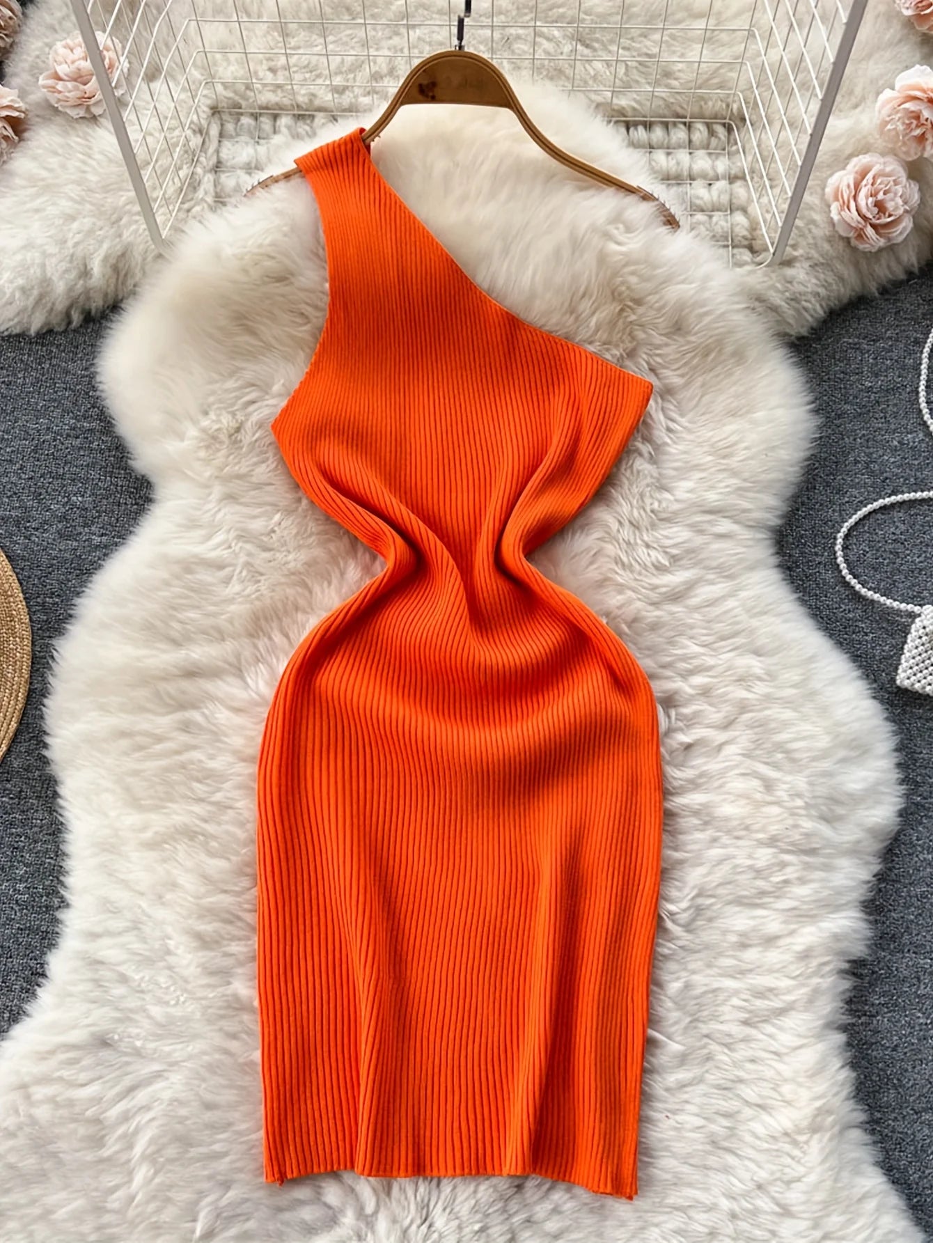 Solid New Chic Fashion Sexy Package Hips Mini Dress Women Summer Slim Elastic Knitted Party Dress Streetwear Lady Outfits