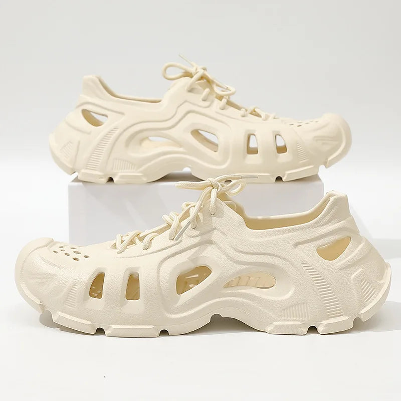 Super Cool Beach Sandals Comfortable Thick EVA Soles Antislip Outdoor Slippers Fashion Slides Street Normal Style Shoes