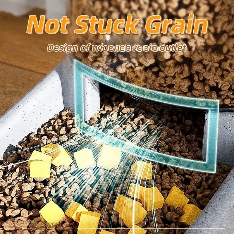 All-Size Pet Kit: Adjustable Height Feeder&Dish for Puppy/Senior Cats, Split-Design Non-Electric, Portable Spill-Free Solution