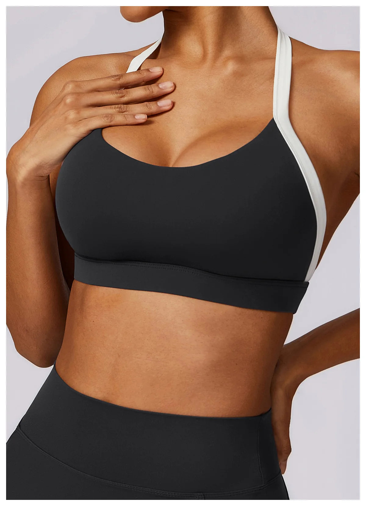 Sexy Yoga Women's 2 Pieces Gym Sports Suit Workout Clothing Long Sleeve Gym Crop Top High Waist Leggings Fitness Bra Sportswear