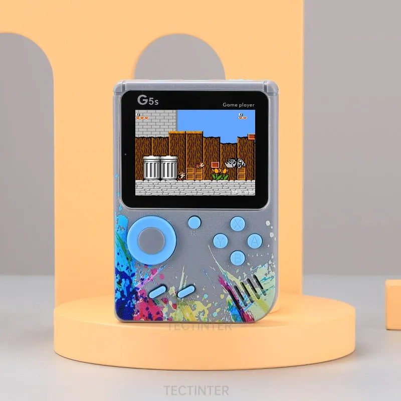 Video Game Console Mini Portable Retro TV Handheld Game Player Built-in 500 Games LCD Screen AV Output Support 2 Player Gamepad