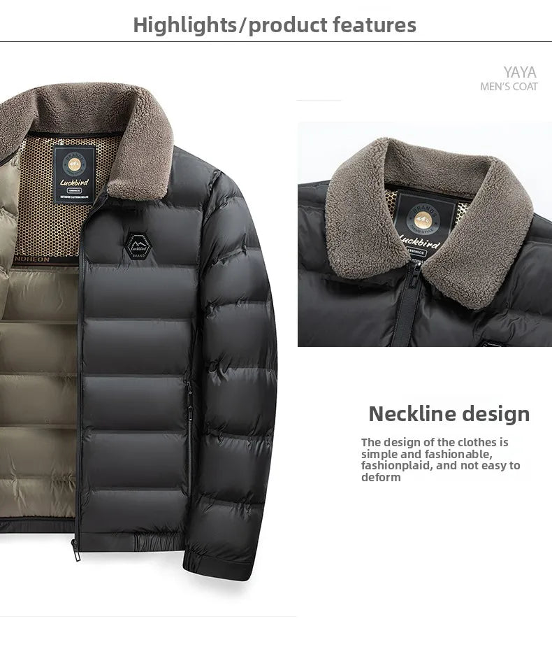 Top Grade Graphene Warmth Technology Men's New Winter Parka Jacket Windbreaker Diamond Quilted Bubble Puffer Coats