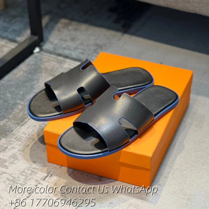 2025 Slipper Designer Mens Slides Flat Summer Sandals Sandale Shoes Ladies Classic Brand Casual Woman Outside Beach Slippers