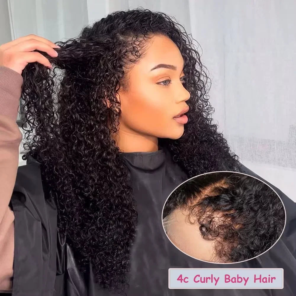 Kinky Curly Wig Human Hair Lace Front Wig Curly Wigs 13x4 Lace Frontal Wig Frontal 13x6 Lace Curly Lace Front Human Hair Wig