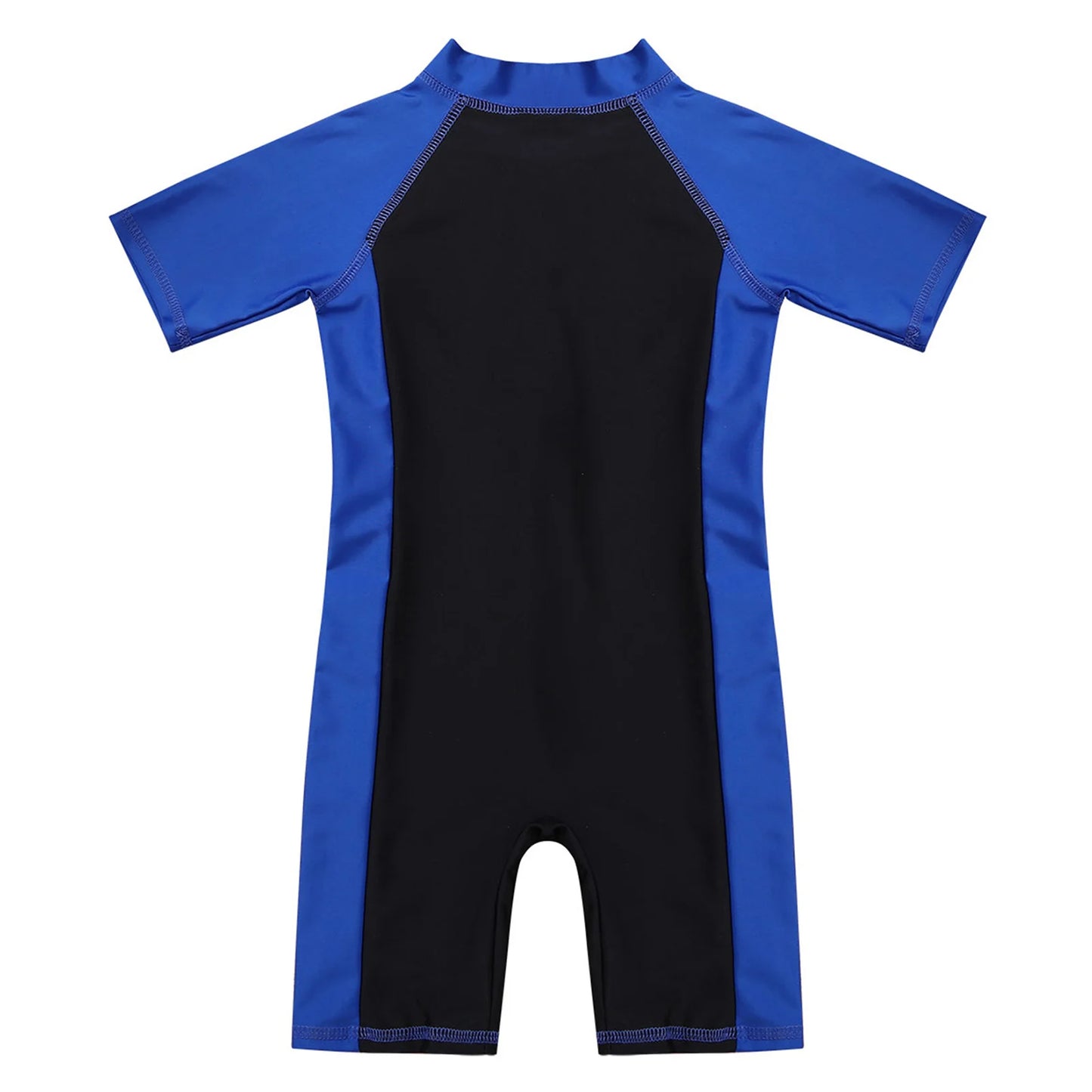 Wetsuits Kids Boys Girls Swimwear Swimsuits Short Sleeves Bodysuit Zippered Shorty Unitard Children's Bathing Suit Wetsuit