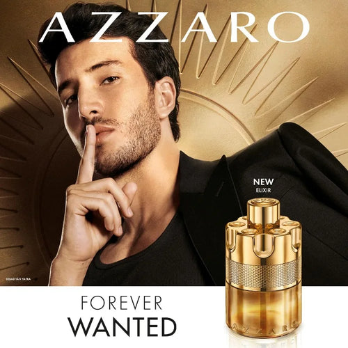 Azzaro Forever Wanted Elixir Parfum Homme Spray 100ml French Luxury Original Perfumes Lasting Leather Pheromones Perfume Cologne
