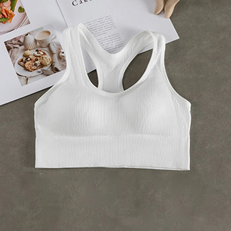 Women Sports Bra Top Push Up Fitness Yoga Bra Underwear Sport Tops For Women Breathable Running Vest Gym Wear Female Underwear