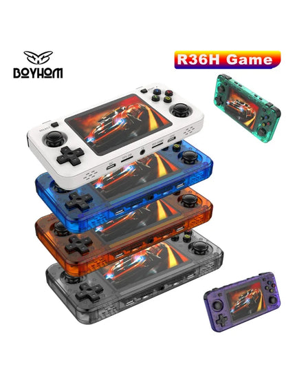 15000+ Ready Games! 3.5" IPS Retro Handheld Console RK3326, 3000mAh Long Play original ARKOS Blue R36H 64GB 128GB