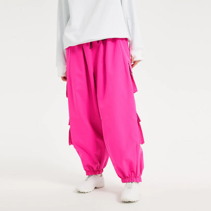 Oversize Winter Ski Pants 3L Snowboard Pant Thicken Thermal Waterproof Breathable Outdoor Sports Warm Women's Men's Ski Trousers