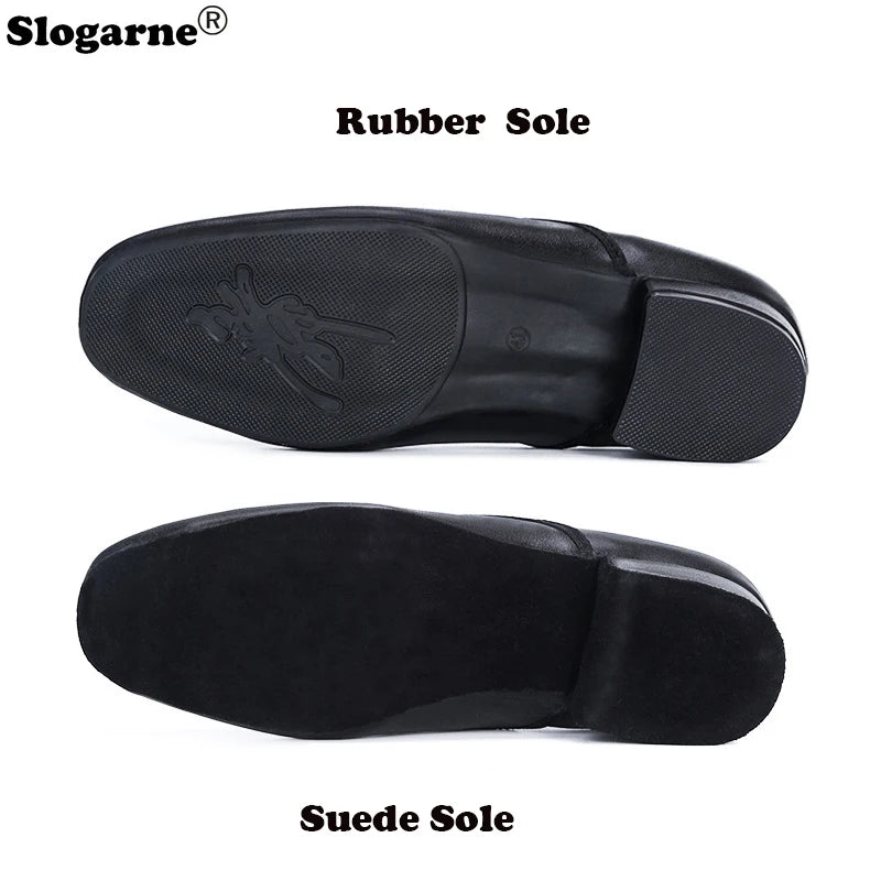 New Modern Dance Shoes Men Soft Suede Sole Latin Shoes Large Size Male Jazz Waltz Tango Ballroom Dance Shoes Man Dance Foot Wear