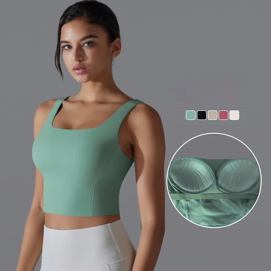 Women Sports Bra Fitness Yoga Bra Underwear Sport Top Push Up Tops For Women Breathable Running Vest Bralette Gym Wear Female