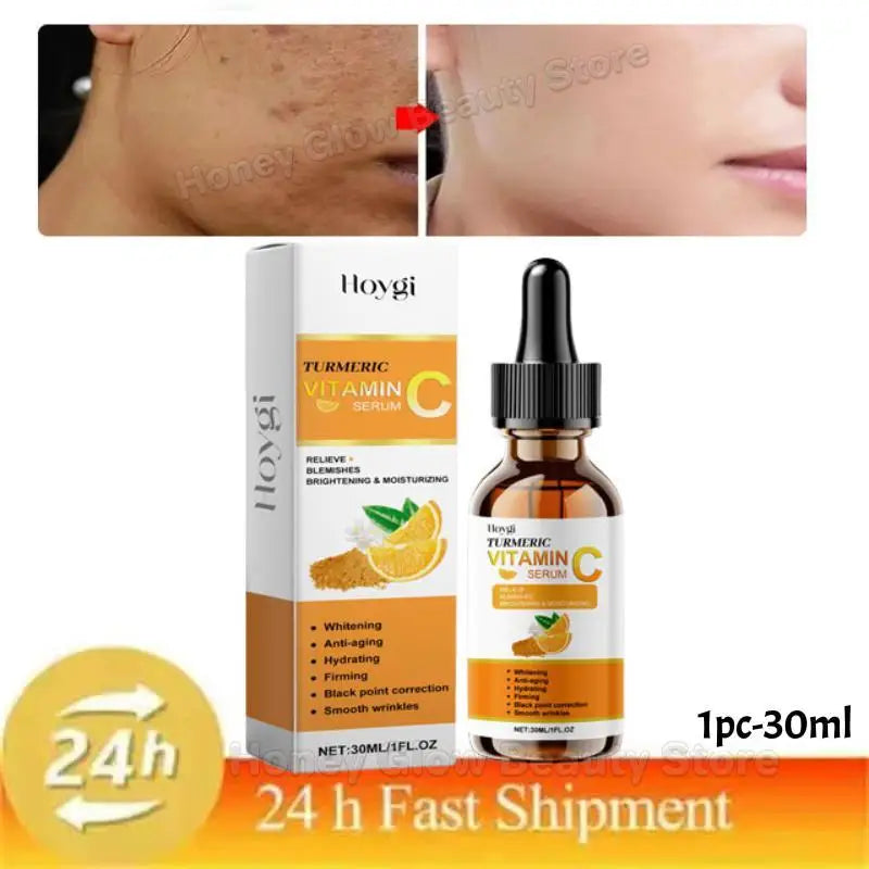 Vitamin C Facial Essence Contains Hyaluronic Acid Dark Spot Remover Moisturizing Repair Anti-aging Serum Skin Care 30ml/10ml