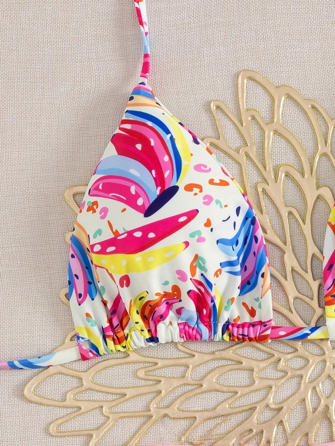 Bikini Print Swimsuit Beach Sexy Ladies Swimwear Seaside Vacation