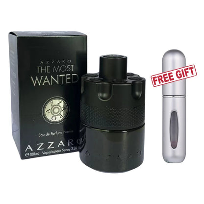 100ML Azzaro The Most Wanted Parfum Mens Cologne Luxury Perfumes For Men With 5ml Bottom Charge Perfume Refillable Bottle