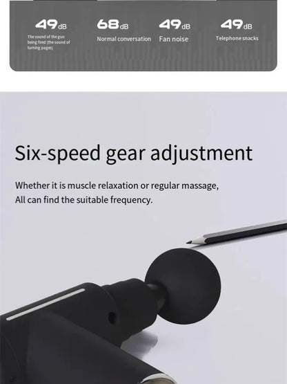 Mini Muscle Massage Gun Body Massager Deep Handheld Percussion Massager For Body Back Neck Leg Cold And Hot Compress Fascia Gun