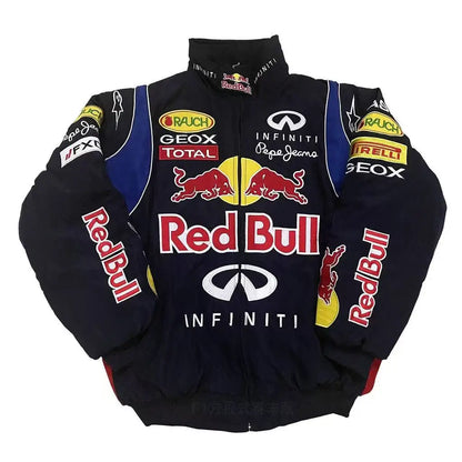 Red Bull 2025 New Men's and Women's Racing Jacket Red Bull Outdoor Sports Jacket Spring and Autumn Fashion High Quality Jacket