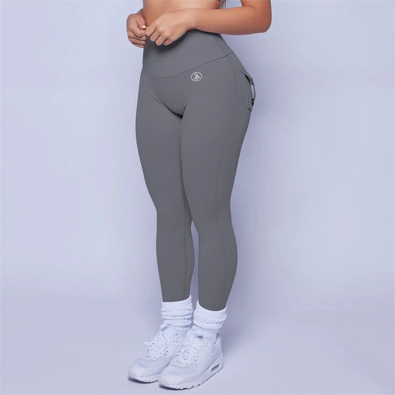 2026 Allure The Band Gym Leggings Women High Waist Tights Pants Peach Hip with Pockets Women Workout Gym Leggings ATB Yoga Pants