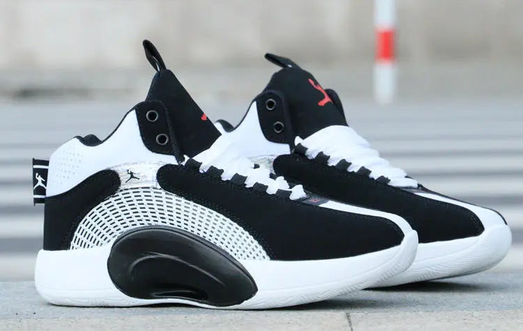 New Winter Basketball Shoes for Men Keep Warm Non-Slip Outdoor Sports Shoes Fur Gym Training Athletic Basketball Sneakers Women