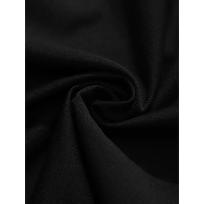 Solid Color Comfortable Wide Leg Pants with Elastic Waist Pocket, Casual Loose Fit for Autumn and Winter