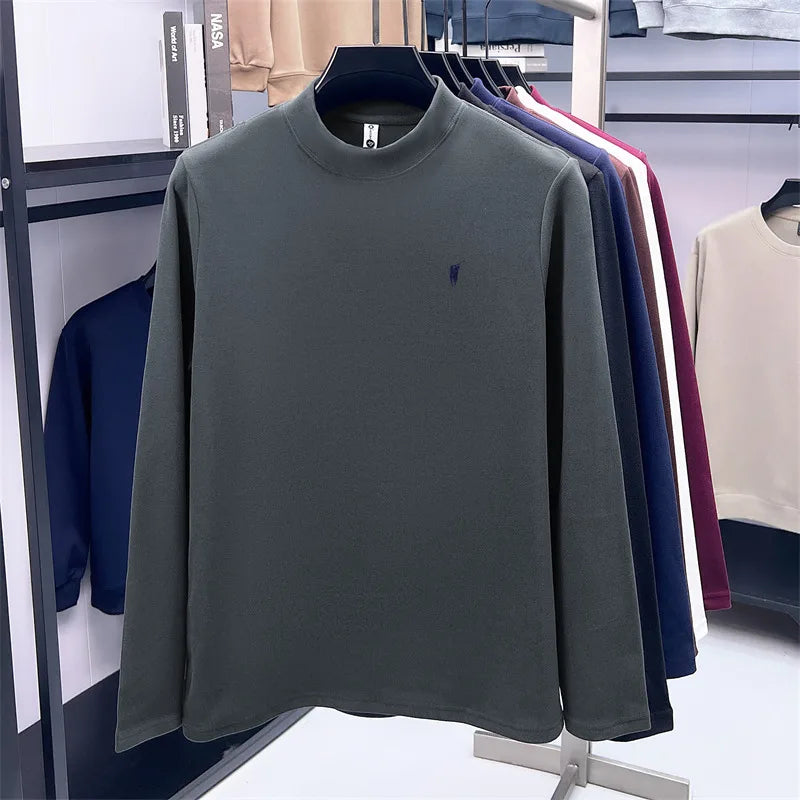 Xiaoma logo solid color simple hoodie men's top t-shirt windproof, warm, loose and comfortable