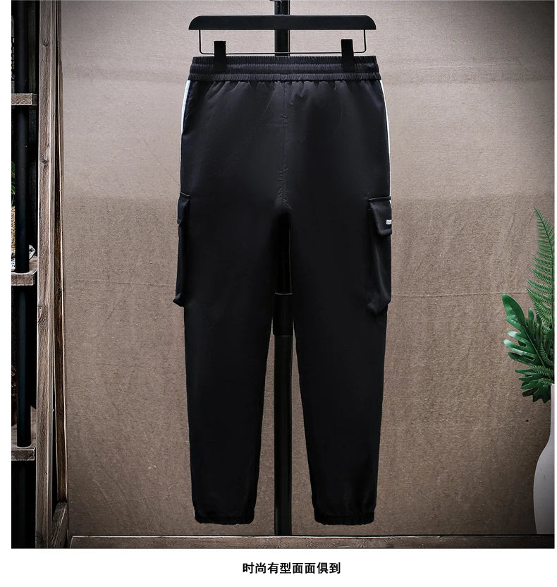 Autumn Casual Men Sets Two Pieces Fashion Korean Trend Hooded Jacket + Pants Spring Sweatshirt Sportswear Man Suit