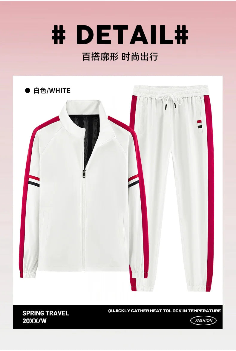 Men's Tracksuits 2 Piece Outfits Sweatsuits for Men Long Sleeve Track suits Athletic Full Zip Active Joggers Sports Running Sets