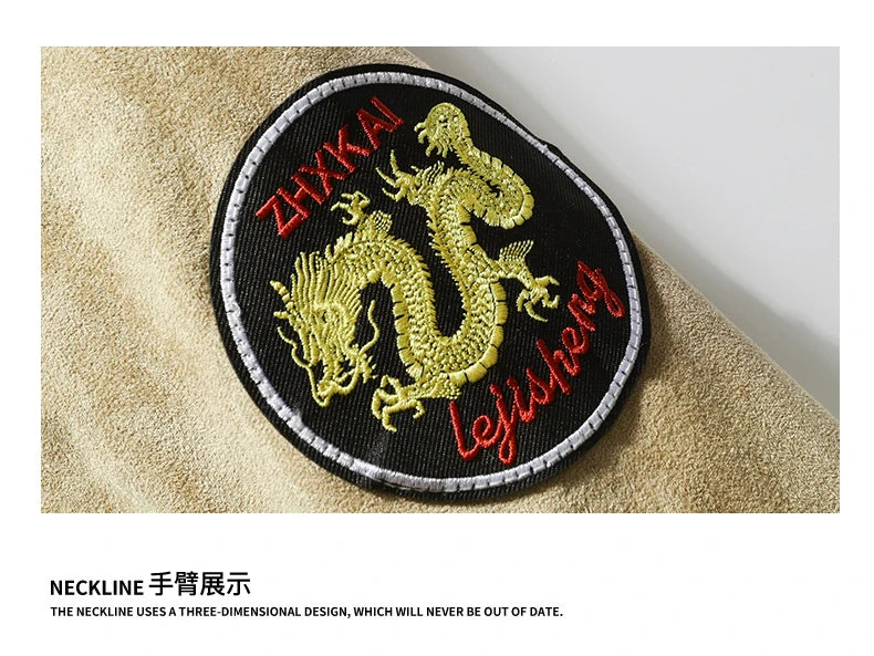 Hip Hop Men's Suede Embroidered Varsity Jacket Color Block Letter Graphic Long Sleeve Baseball Jacket Bomber Coat