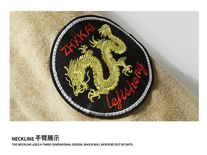 Hip Hop Men's Suede Embroidered Varsity Jacket Color Block Letter Graphic Long Sleeve Baseball Jacket Bomber Coat