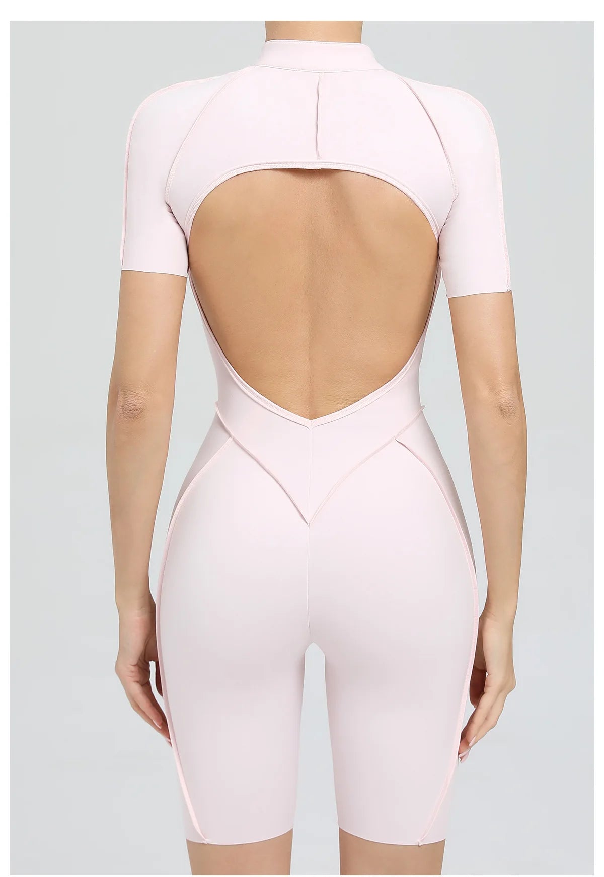 Gym Romper Women's Sports Jumpsuit Yoga Set Fitness Combination Lift Buttocks Bare Back High Elasticity Gym Sexy Sports Jumpsuit