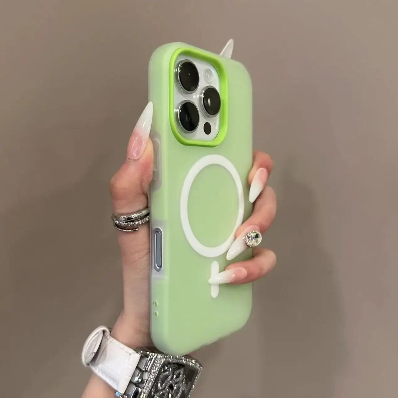 Luxury Candy Magsafe Wireless Charge Matte Phone Case For Samsung Galaxy S25 Plus S24 FE S23 S22 Ultra 5G Magnetic Bumper Cover