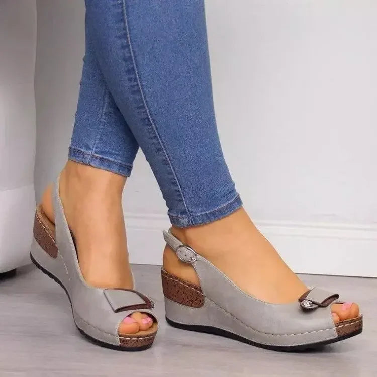 Chunky Platform Wedges Slipper  Sandals summer 2025 shoes for women Open Toe Shoes Sandals Women platform shoes