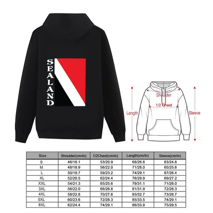 Principality Of Sealand Flag Hoodie anime clothes fashion men male clothes men clothes new in hoodies & sweatshirts