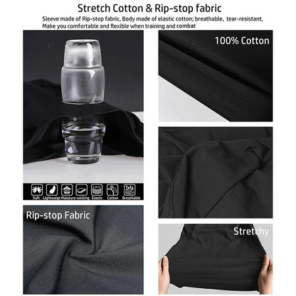 Men's Outdoor Tactical Shirts Long Sleeve Outfit Combat Shirt 1/4 Zipper Ripstop Tops Workwear pullover Camo Airsoft T-Shirts