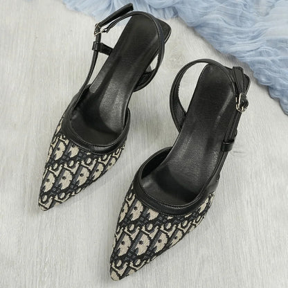Luxury High-quality Women's Sandals Casual Fashion Brand High Heels Comfortable and Elegant 2025 Summer High Heels Women's Shoes