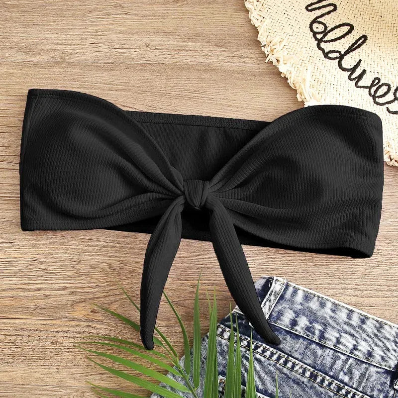 Bikini Bottoms Women's 2026 New Swimsuit Low Waisted Bottom Solid Brown Swimwear Thong Beachwear Brazilian Bathing Suit Summer