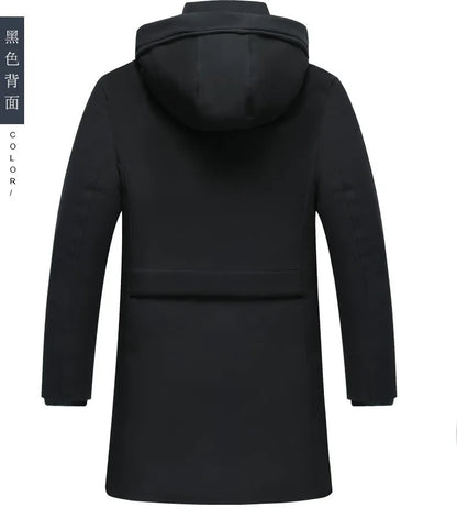 Top Grade Designer New Brand Men Parka Jacket Thick Casual Fashion Hooded Cropped Windbreaker Quilted Bubble Coats  Mens Clothes