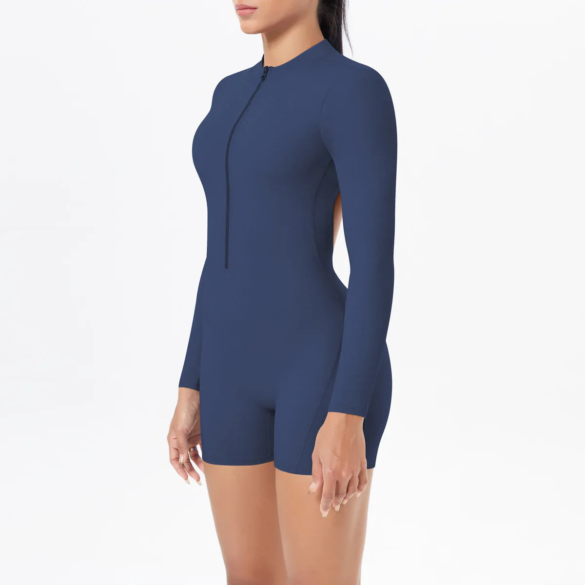 Sexy Back V Jumpsuit Gym Set Women Tracksuits Yoga Suit Scrunch Butt Sports Jumpsuit Fitness Rompers Stretch Workout Bodysuits