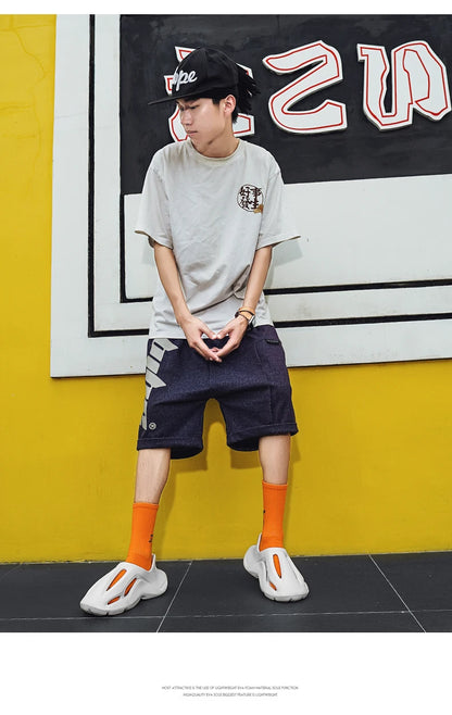 Sandals Mens Slippers Summer EVA Hole Sandals Man Shoes Brand Beach Platform Water Slides Unisex Hollow Sandals Men Casual Shoes