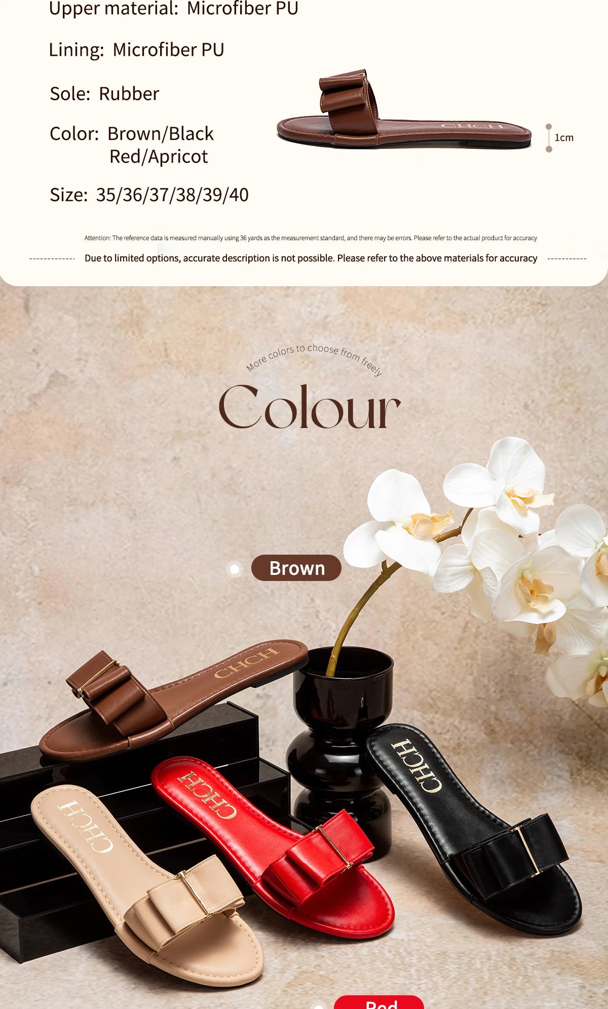 2025 NEW Slippers high quality PU flat women's shoes red shoes luxury brand new listing