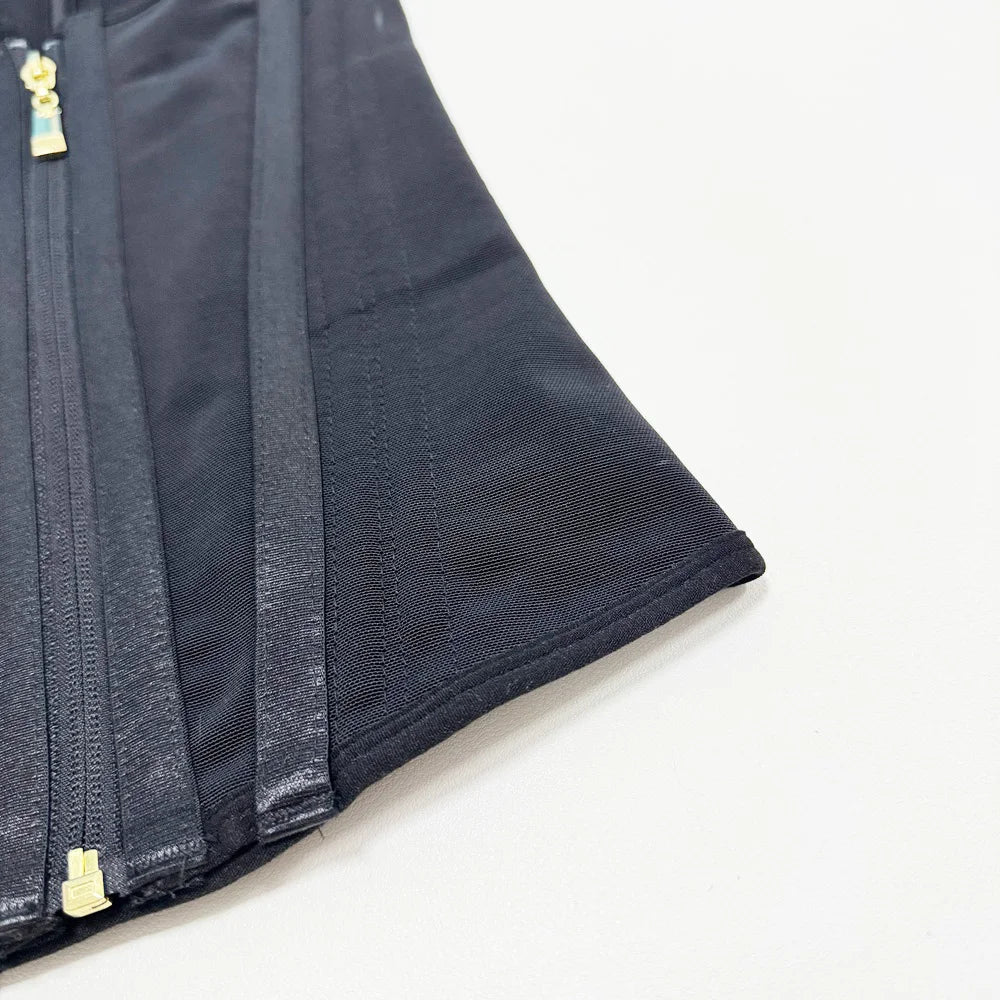 Body Shaper Shapewear Women Double Tummy Control Compression Waist Trainer Corset Adjustable Zipper and Hook-eyes Flat Belly