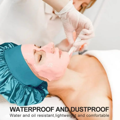 Bonnet Satin Sleeping Hat Hair Night Sleep Cap Head Cover Shower Caps for Bath and Sauna Bathing Shower Caps Bathroom Products