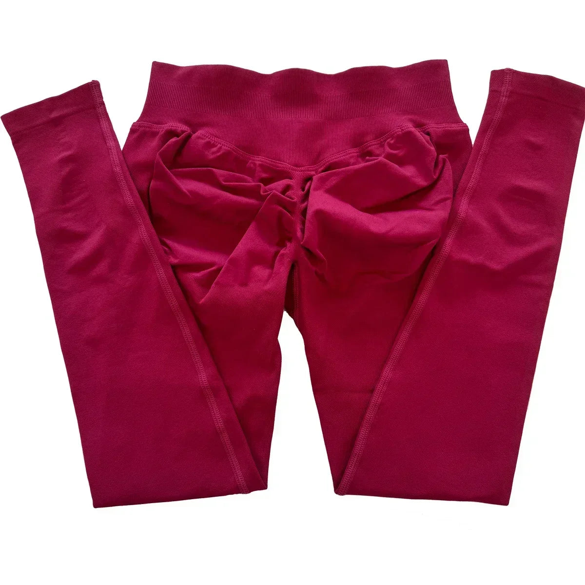 No Logo Scrunch Bum Gym Legging for Women Low Waistband Seamless Yoga Legging Workout Yoga Pants Push Up Sports Tights