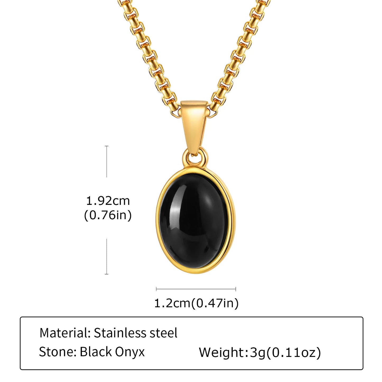 Trendy Pendant Necklaces for Men Boys,Square Natural Stone Stainless Steel Necklaces,Hip Hop Cool Healing Jewelry Gifts