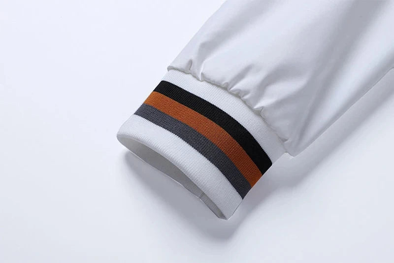 Men's outdoor sports windproof, waterproof and sun-proof hoodless slimming jacket, woven casual multi-functional jacket