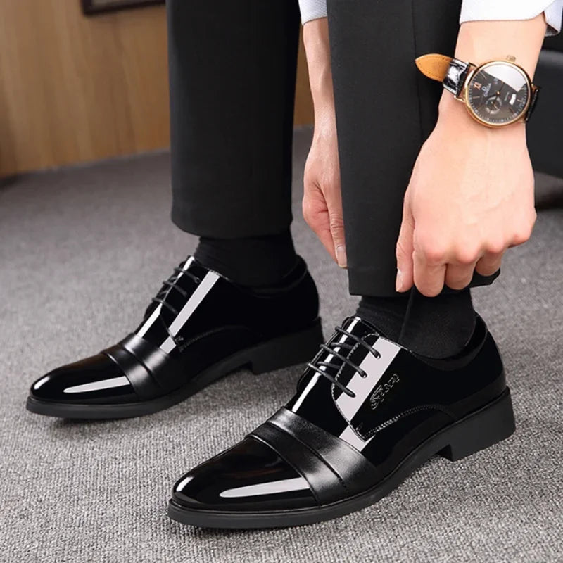 Business Dress Shoes Man Official Leather Casual Social Shoe for Men High Quality Fashion Footwear Office Elegant and Classic 39