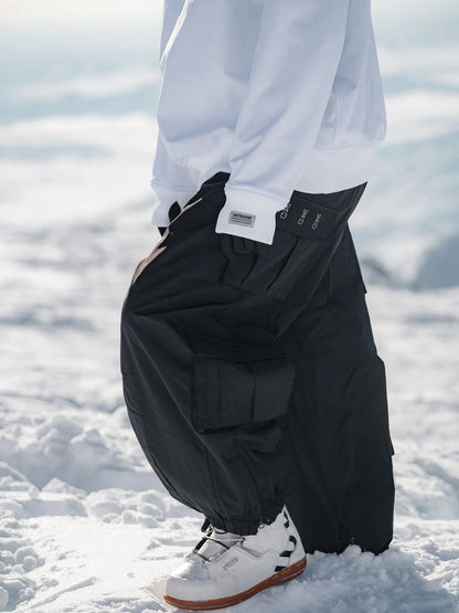 Oversize Winter Ski Pants 3L Snowboard Pant Thicken Thermal Waterproof Breathable Outdoor Sports Warm Women's Men's Ski Trousers
