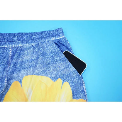 KEXU Women's Tie Dye Printed Wide Leg Casual Loose Long Pants Streetwear